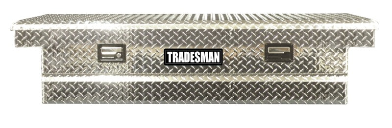 Tradesman Aluminum Economy Cross Bed Truck Tool Box (70in./Front Opening) - Brite 111001T