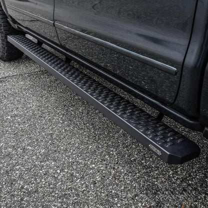 Westin Grate Steps Running Boards 86 in - Textured Black 27-74755 27-74755 Photo - Mounted