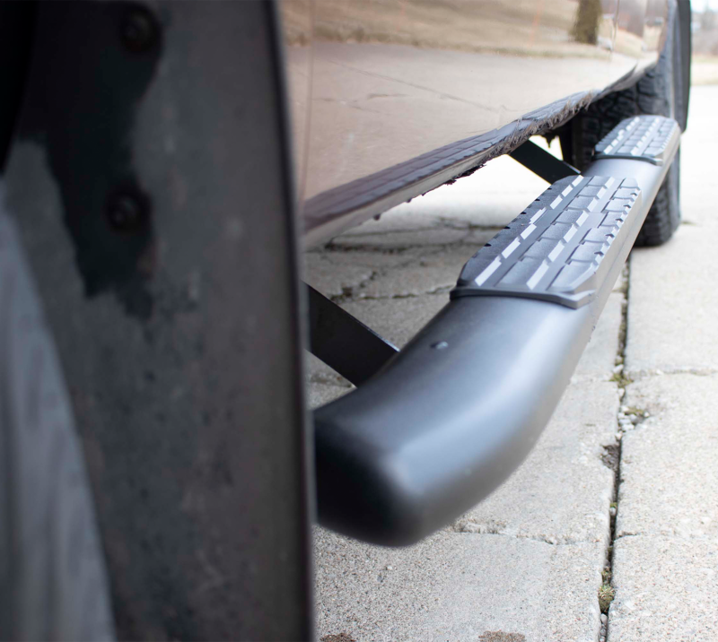 Fishbone Offroad 09-14 Ford F150 Extended Super Cab Oval Side Steps - Black Textured FB21377 FB21377 Photo - lifestyle view