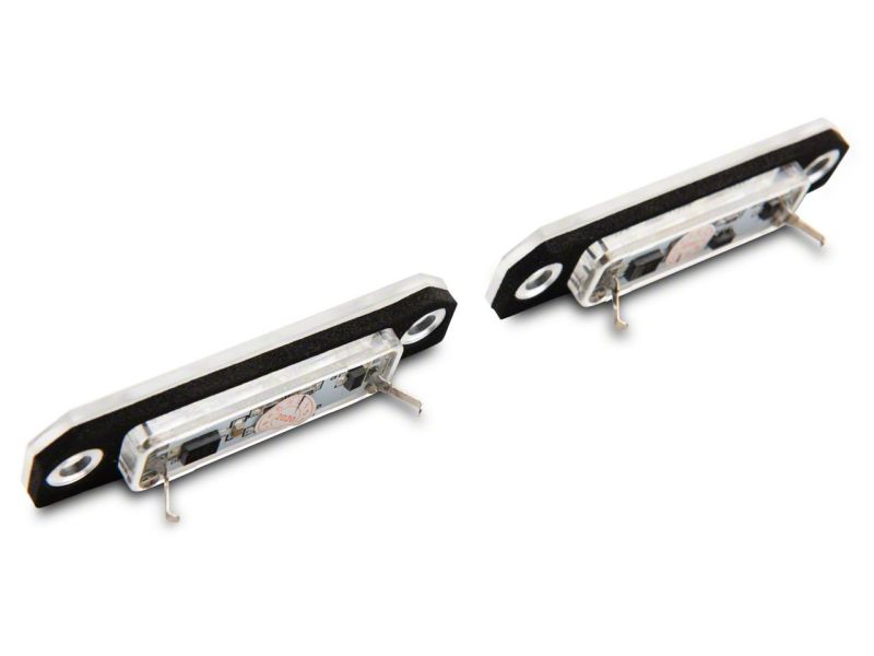 Raxiom 10-14 Ford Mustang Axial Series LED License Plate Lamps 414649 414649 Photo - Close Up