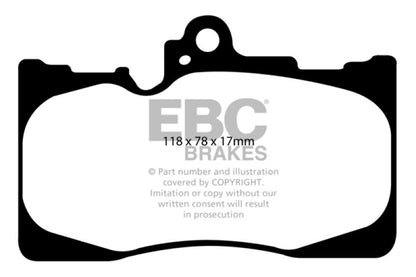 EBC Disc Brake Pad Set DP41589R Photo - Primary