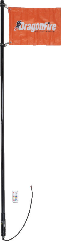 DragonFire Racing 6Ft Spiral Led Whip Smoked 522808 522808 Photo - Primary