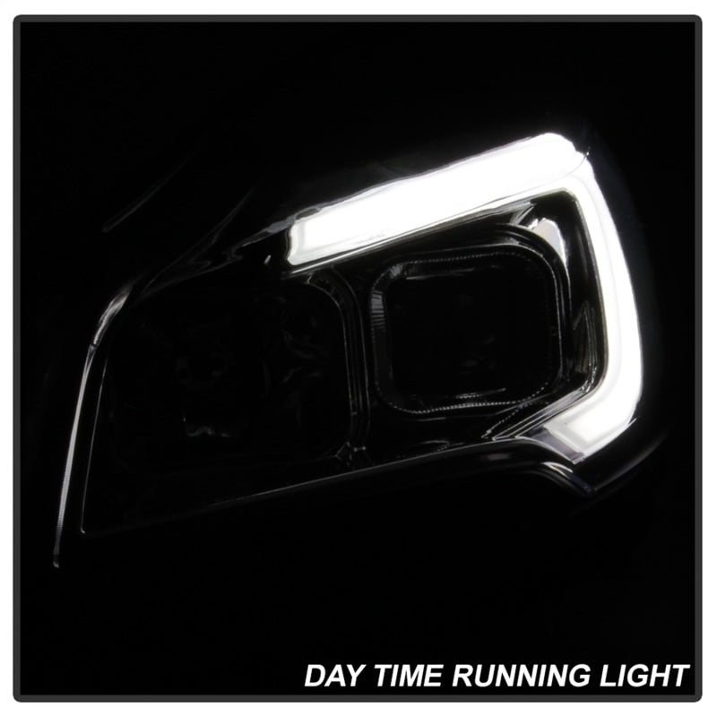 SPYDER xTune 13-16 Ford Escape 13-16 LED Light Bar Halogen Proj Headlights - Chrome (PRO-JH-FESCA13-LB-C) 9042928 9042928 Photo - Unmounted