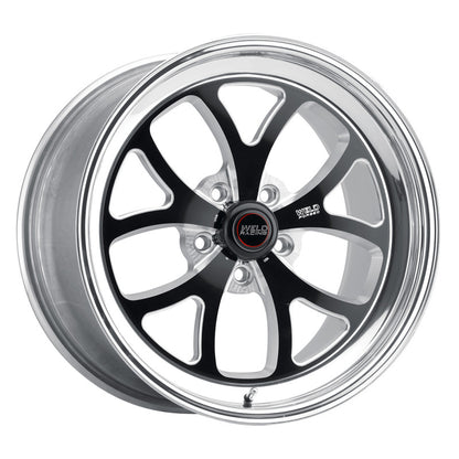 Weld S76 17x11 / 5x4.75 BP / 7.7in. BS Black Wheel (High Pad) - Non-Beadlock 76HB7110B77A 76HB7110B77A User 1