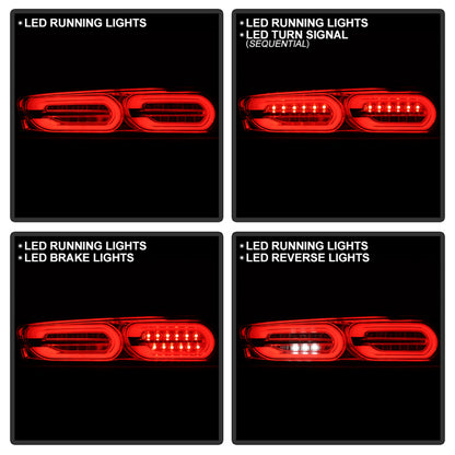 Spyder Chevy Camaro 16-18 Halogen LED Tail Lights Chrome ALT-YD-CCAM16HAL-SEQ-C 5087225 5087225 User 6