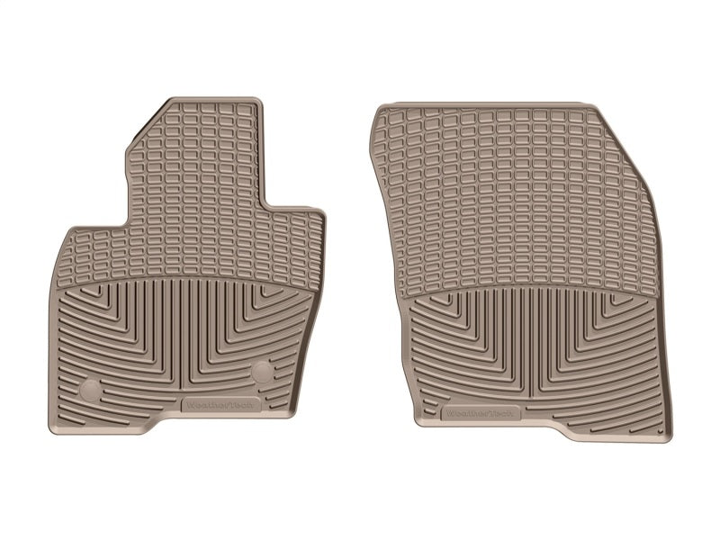 WeatherTech WT Rubber Mats - Front - Tan Floor Mats Floor Mats - Rubber main image