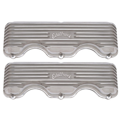 Edelbrock Valve Cover Classic Series Chevrolet W 348/409 CI V8 Polshed 4140 4140 Photo - Primary