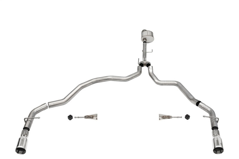 CORSA Performance Corsa 2021-2022 Ford F-150 Regular Cab/6.5in Bed 5.0L V8 Xtreme Cat-Back Dual Rear Exit-Polished 21143 21143 Photo - Primary