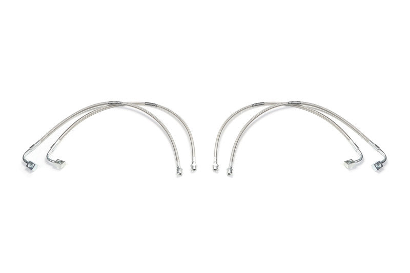 Fabtech 07-18 Jeep JK 4WD Front & Rear Extended Brake Line Kit FTS94061 FTS94061 Photo - Primary