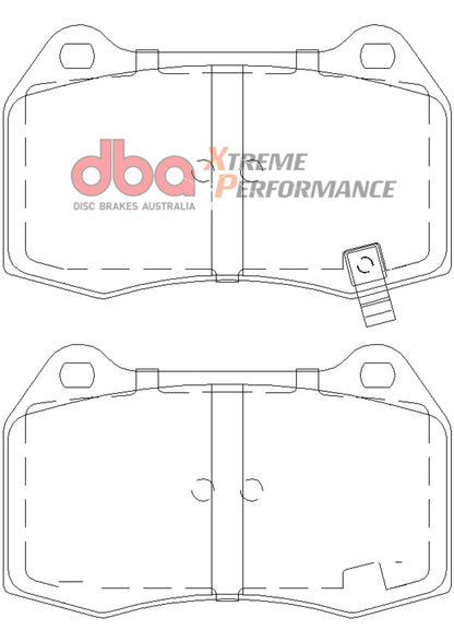 DBA 03-07 G35 w/ Brembo XP650 Front Brake Pads DB1520XP DB1520XP Photo - out of package