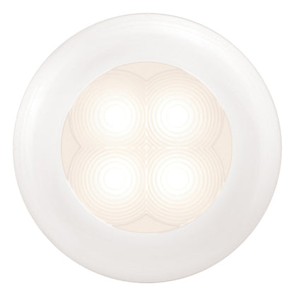 Hella Courtesy Lamp Rnd Wwht Md24 Wh Rim 2Xt 980501741 980501741 Photo - Primary