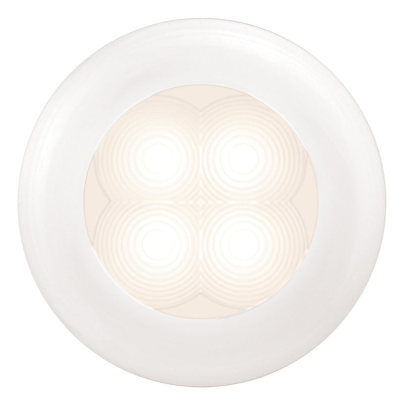Hella Courtesy Lamp Rnd Wwht Md24 Wh Rim 2Xt 980501741 980501741 Photo - Primary
