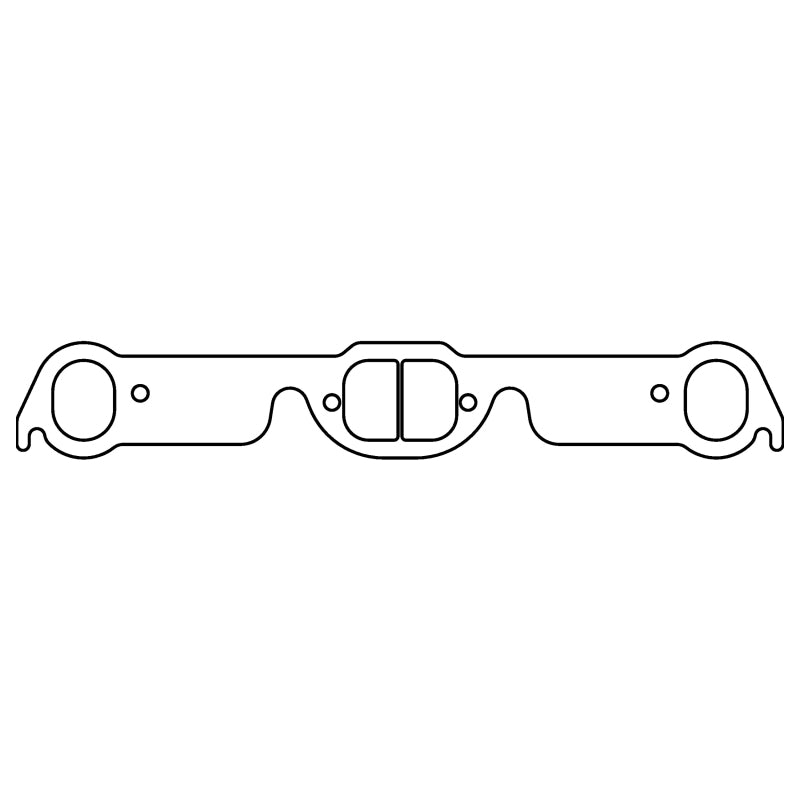 Cometic Gasket Cometic Pontiac 326-455 CI V8 .043in Copper Exhaust Manifold Gasket Set - 2.000in x 1.550in D-Ports C15342C C15342C Photo - Primary
