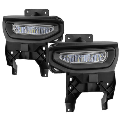 Spyder 16-18 GMC Sierra 1500 OEM Style Full LED Fog Light w/Switch - Clear (FL-GS2016-LED-C) 9043222 9043222 Photo - Primary