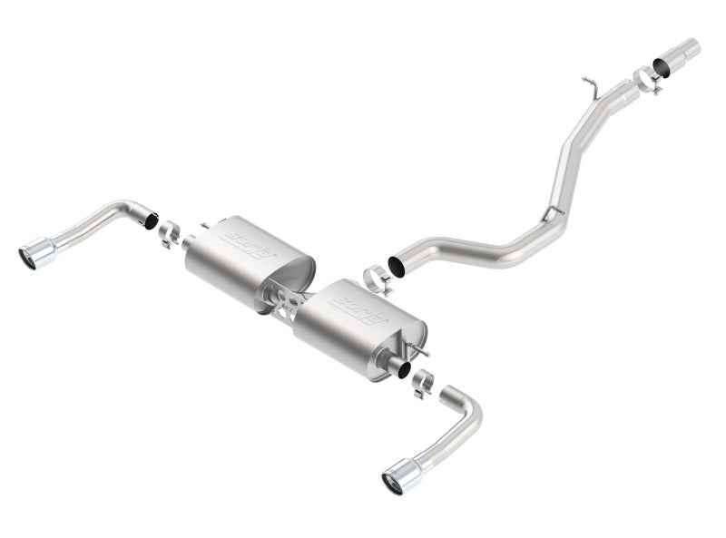 Borla 14-16 Audi A3 Quattro 2.0L Turbo AT/MT RWD 4DR S-Type Cat-Back Exhaust Single Split Rear Exit 140682 140682 Photo - Primary