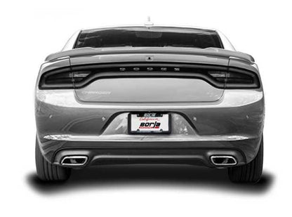 Borla 15-16 Dodge Charger R/T 5.7L No Tip Use Factory Valence Single Split Rear Exit ATAK Exhaust 140637 140637 Photo - Close Up