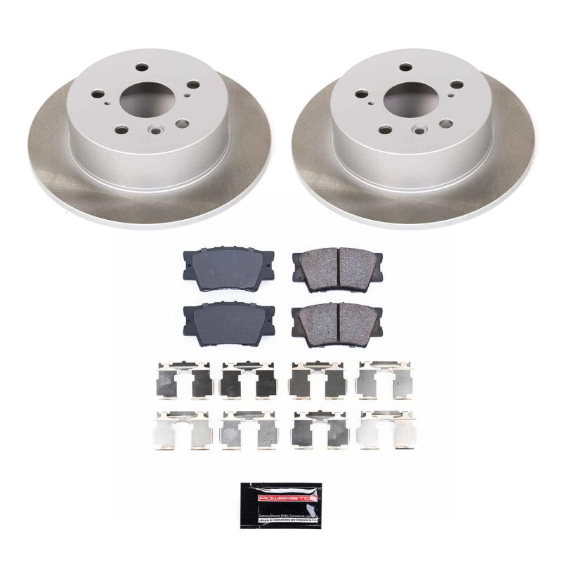 PowerStop Power Stop 07-11 Toyota Camry Rear Semi-Coated Rotor Kit SC3068 SC3068 Photo - Primary