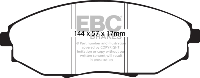 EBC Disc Brake Pad Set DP21750 Photo - Primary