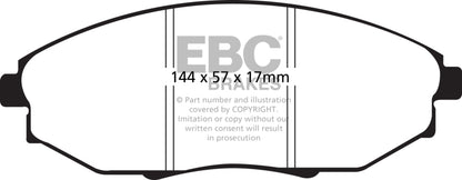 EBC Disc Brake Pad Set DP21750 Photo - Primary