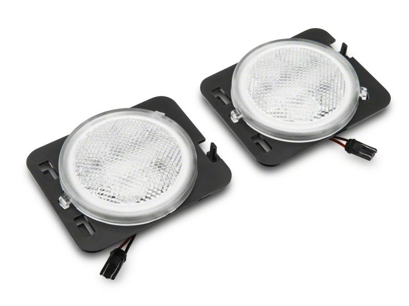 Raxiom 07-18 Jeep Wrangler JK Axial Series LED Side Marker Lights- Clear J119946 J119946 Photo - Close Up