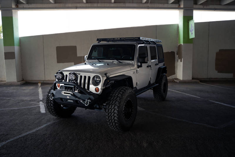 DV8 Offroad 07-18 Jeep Wrangler JK Full-Length Roof Rack RRJK-03 RRJK-03 Photo - Unmounted