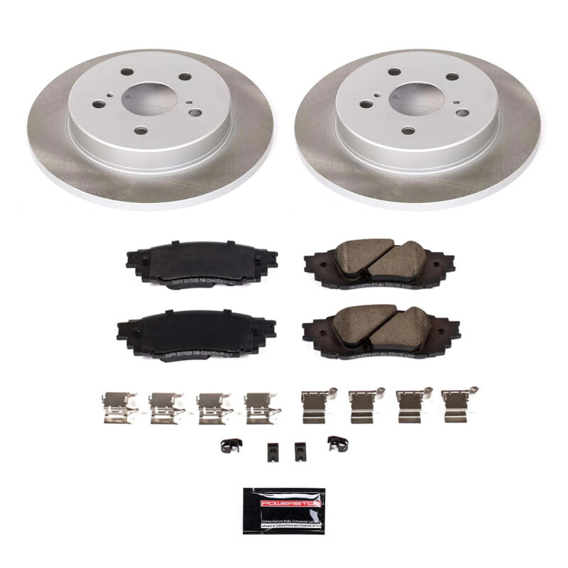 PowerStop Power Stop 21-23 Toyota Venza Rear Semi-Coated Rotor Kit SC8333 SC8333 Photo - Primary