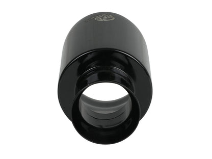 aFe MACH Force-XP 4-1/2in Black OE Replacement Exhaust Tips - 15-19 Dodge Charger/Hellcat 49C32068-B 49C32068-B Photo - Unmounted