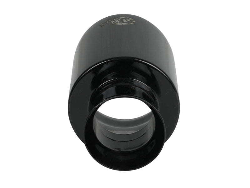 aFe MACH Force-XP 4-1/2in Black OE Replacement Exhaust Tips - 15-19 Dodge Charger/Hellcat 49C32068-B 49C32068-B Photo - Unmounted