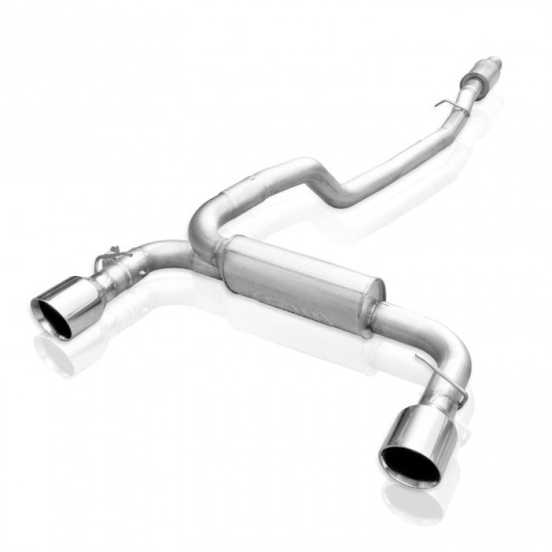 Stainless Works 2016-18 Ford Focus RS 3in Catback Vintage Round Muffler 5in Tips FCRS16CB FCRS16CB Photo - Primary