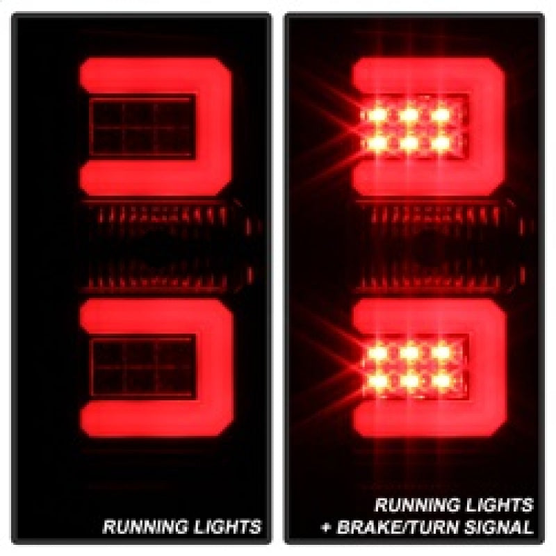Spyder Chevy Silverado 2016-2017 Light Bar LED Tail Lights - Black ALT-YD-CS16-LED-BK 5083722 5083722 Photo - Unmounted