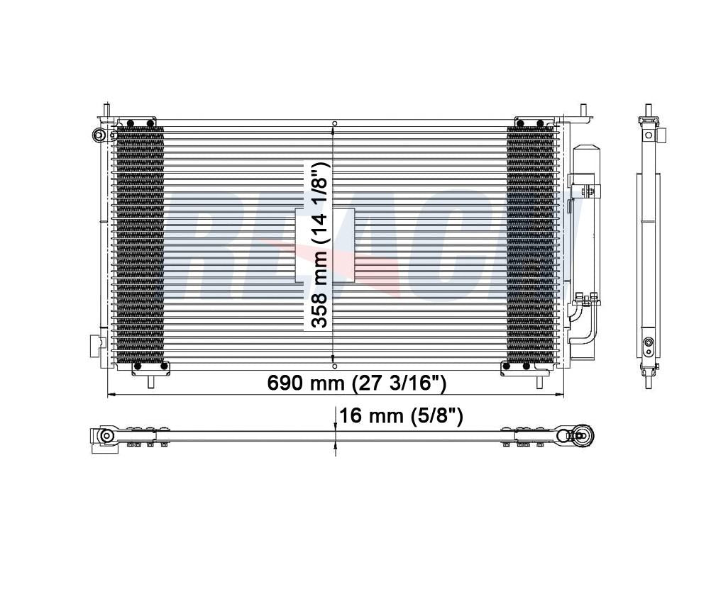 Reach Cooling A/C Condenser 31-3112