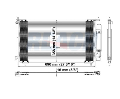 Reach Cooling A/C Condenser 31-3112