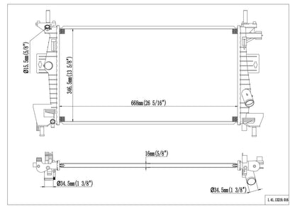 Reach Cooling Radiator 41-13219