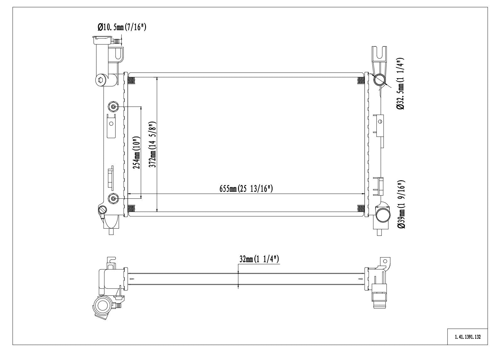 Reach Cooling Radiator 41-1391