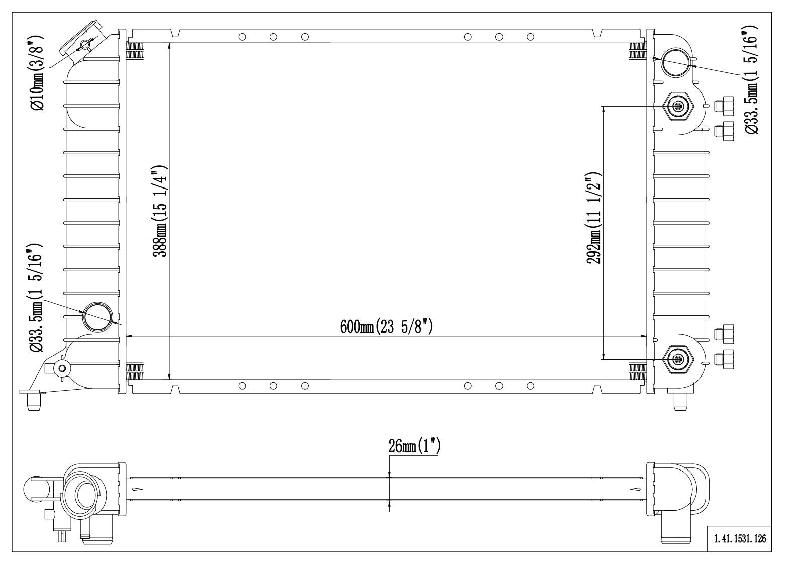 Reach Cooling Radiator 41-1531