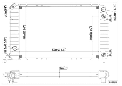 Reach Cooling Radiator 41-1531
