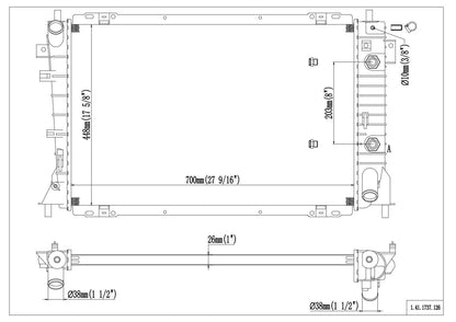 Reach Cooling Radiator 41-1737