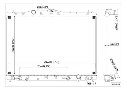 Reach Cooling Radiator 41-1912