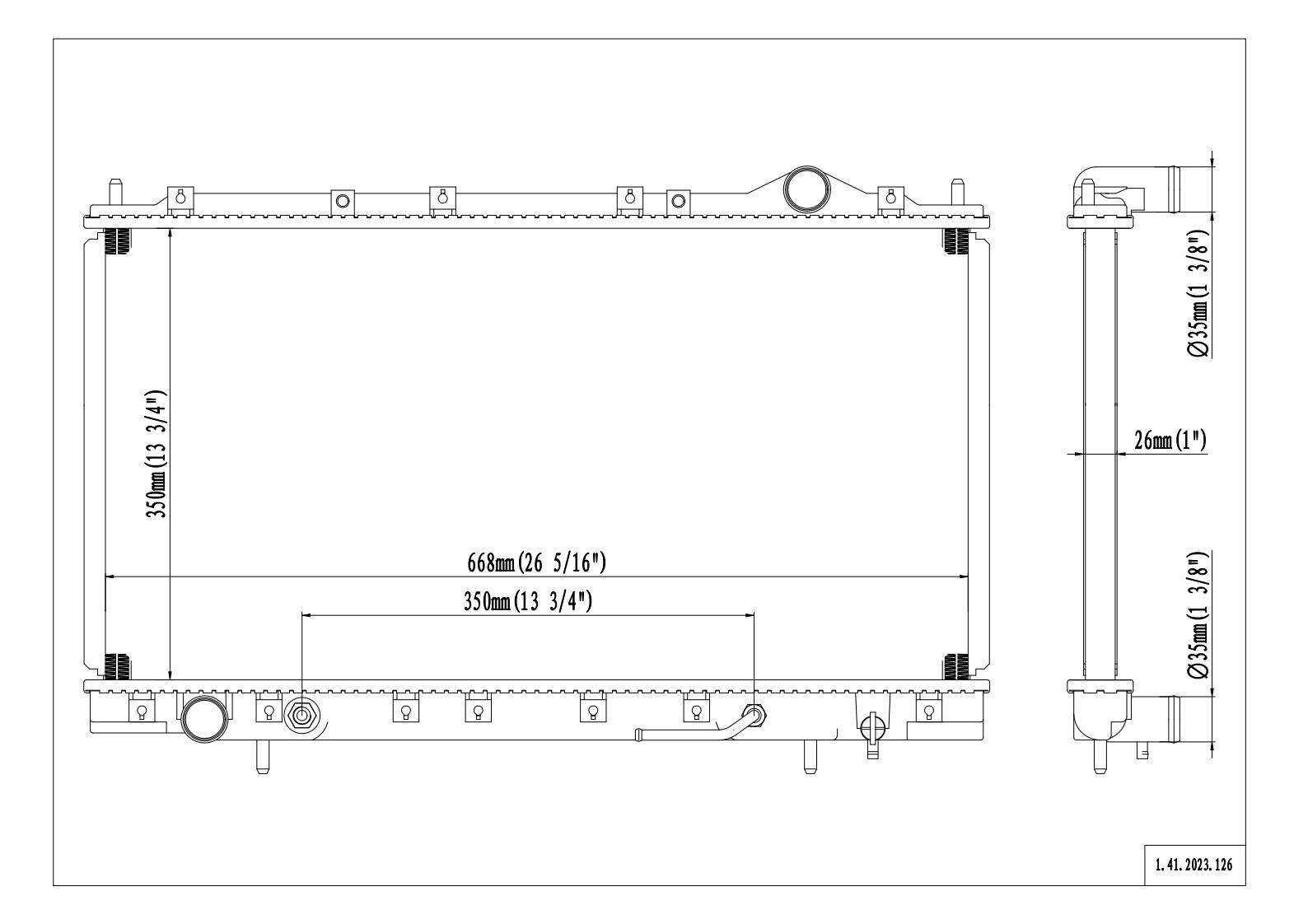 Reach Cooling Radiator 41-2023