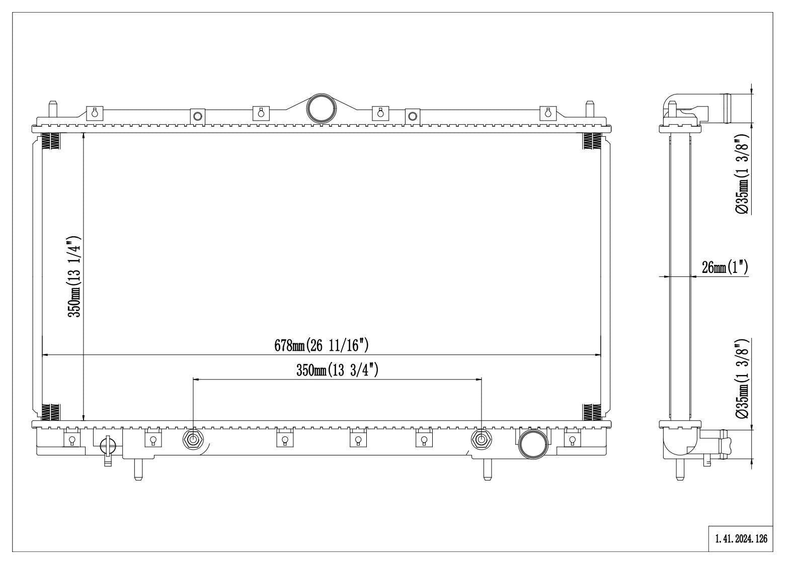 Reach Cooling Radiator 41-2024