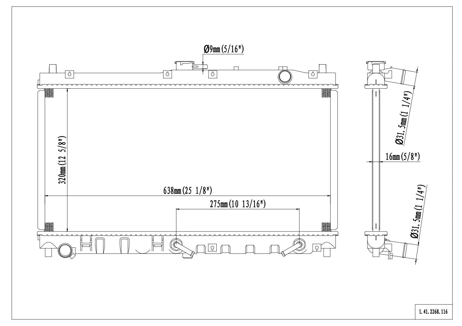 Reach Cooling Radiator 41-2268