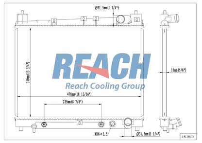 Reach Cooling Radiator 41-2305