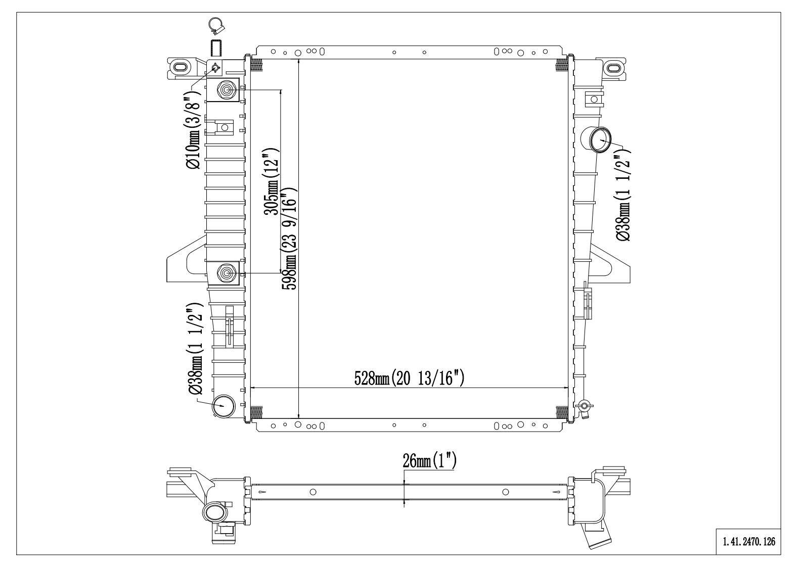 Reach Cooling Radiator 41-2470