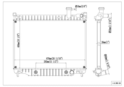Reach Cooling Radiator 41-2563