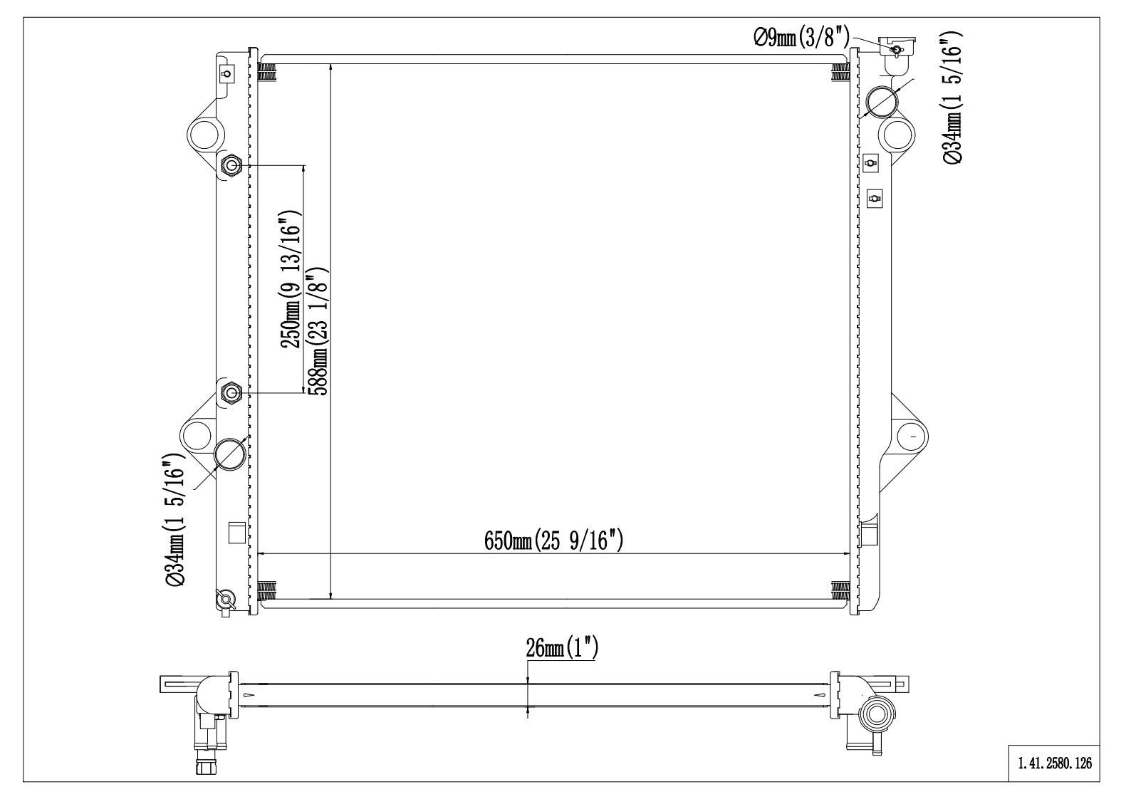 Reach Cooling Radiator 41-2580