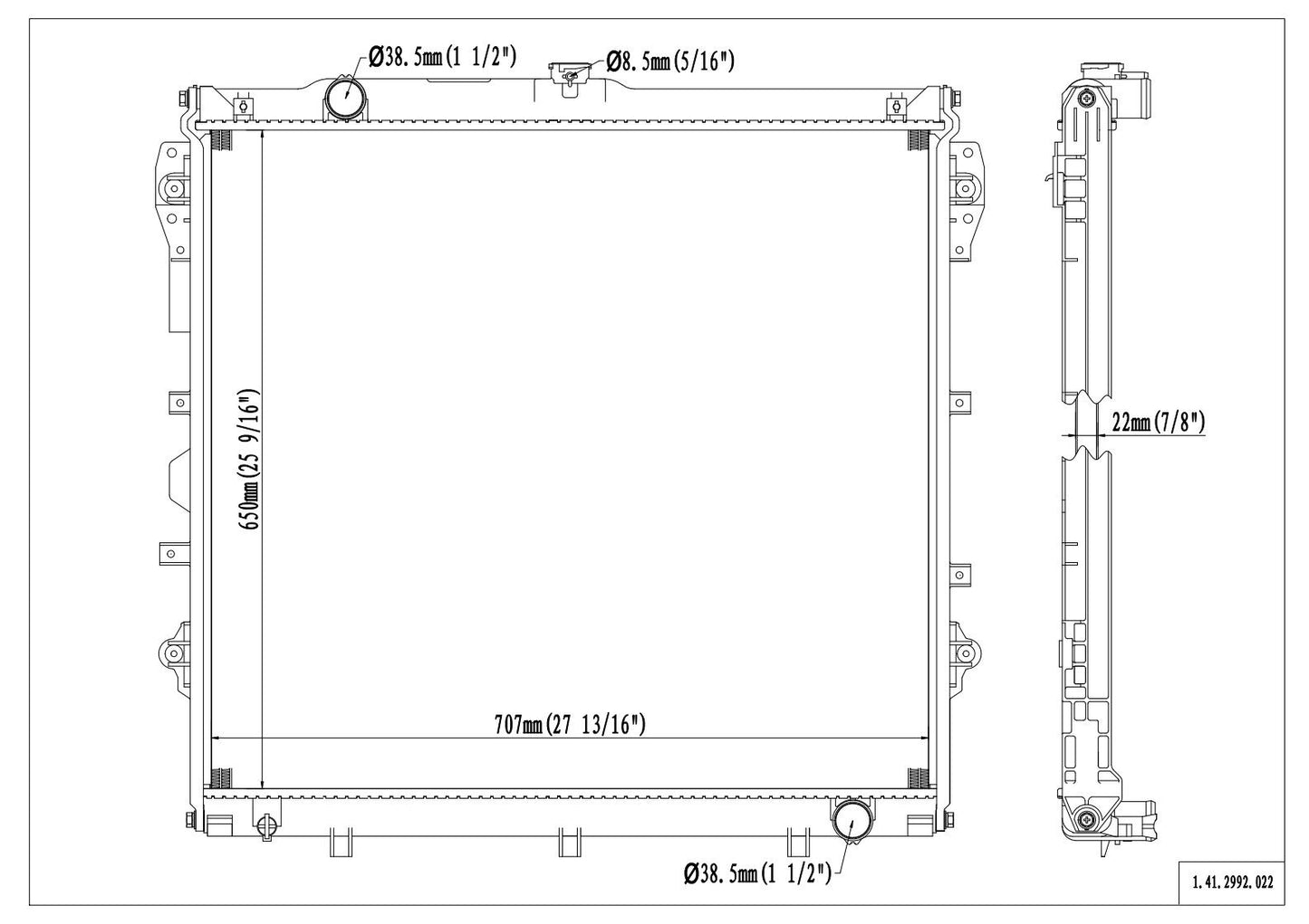 Reach Cooling Radiator 41-2992