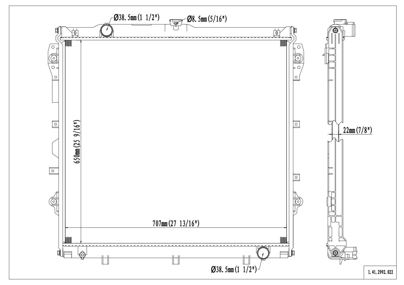 Reach Cooling Radiator 41-2992