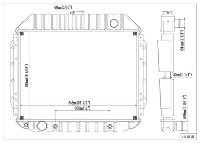 Reach Cooling Radiator 41-433