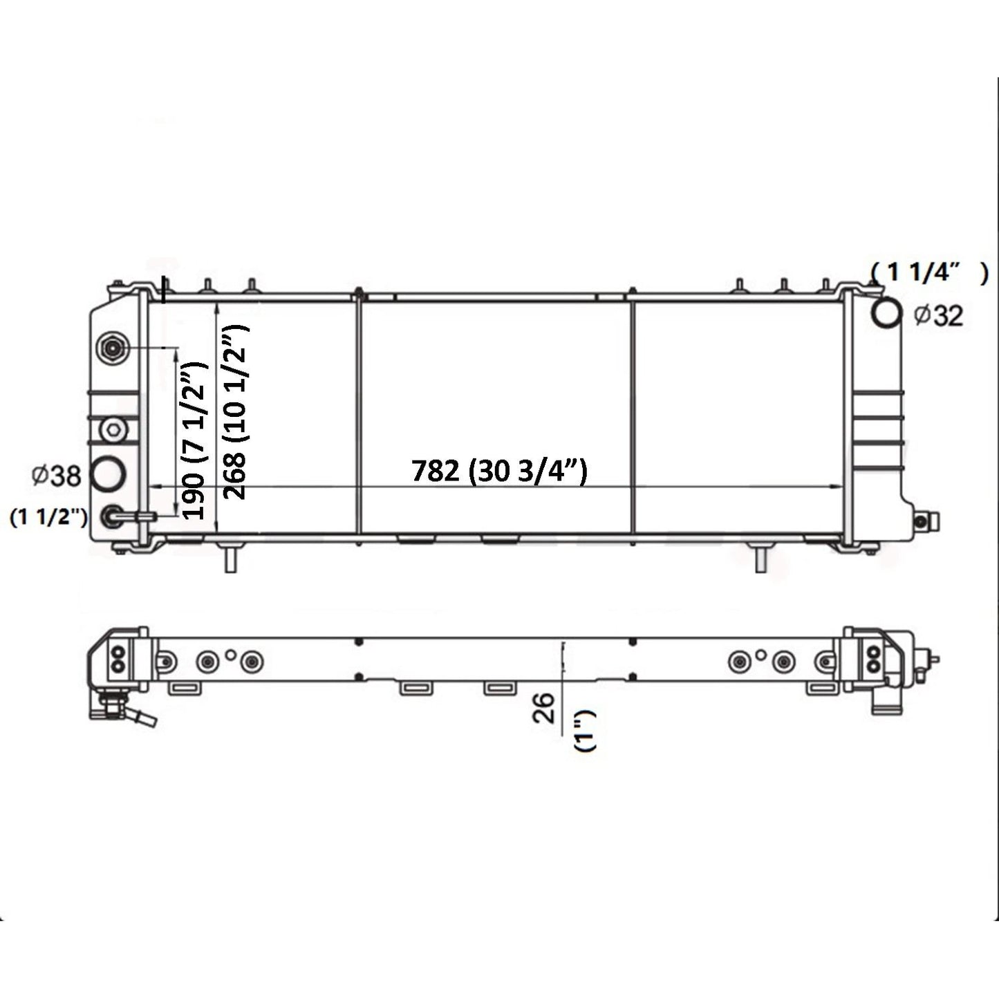Reach Cooling Radiator 41-78