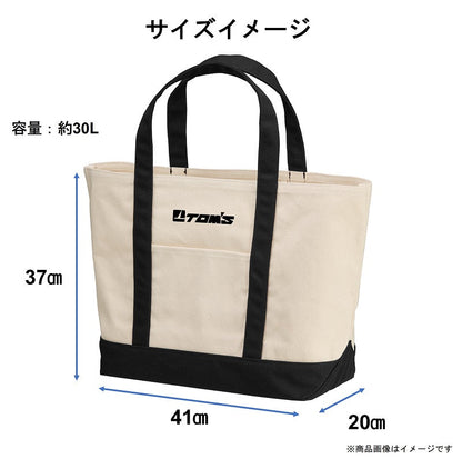 TOM'S Racing 49th Anniversary TOM'S Canvas Tote Bag [Large] ** Limited Edition **